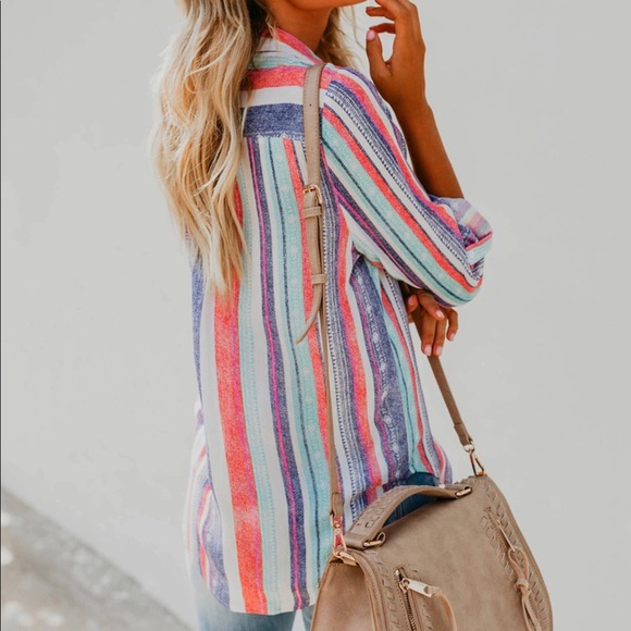 Boyfriend Striped Shirt - Picture 4 of 7